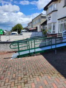 Ramp and Rail Installed in Dublin