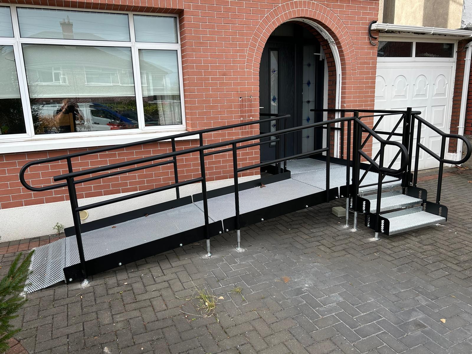 Slatted Ramp Ramp For Wheelchair Slope - Ramps Plus
