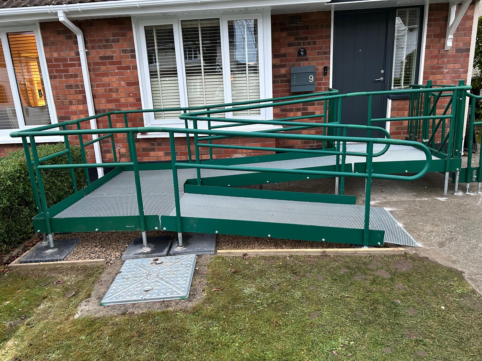 Irish-Owned Ramp Supplier Modular ramp at front of house