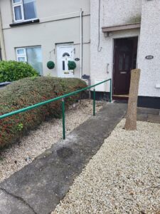 Handrails and Grab Rails at the front of a house