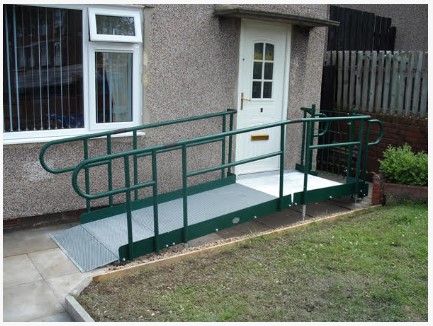 Disability Access Solutions Modular Ramp At Front Door