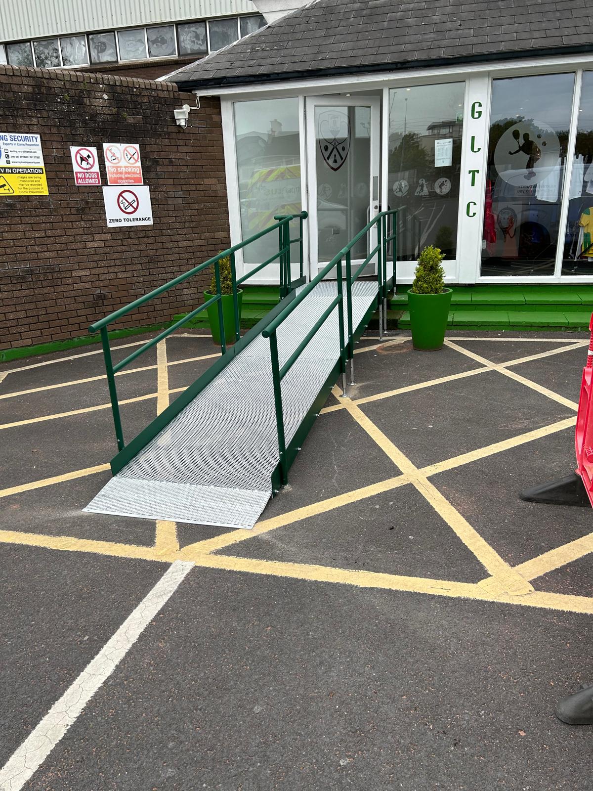 Modular Ramp Galway on 3 steps